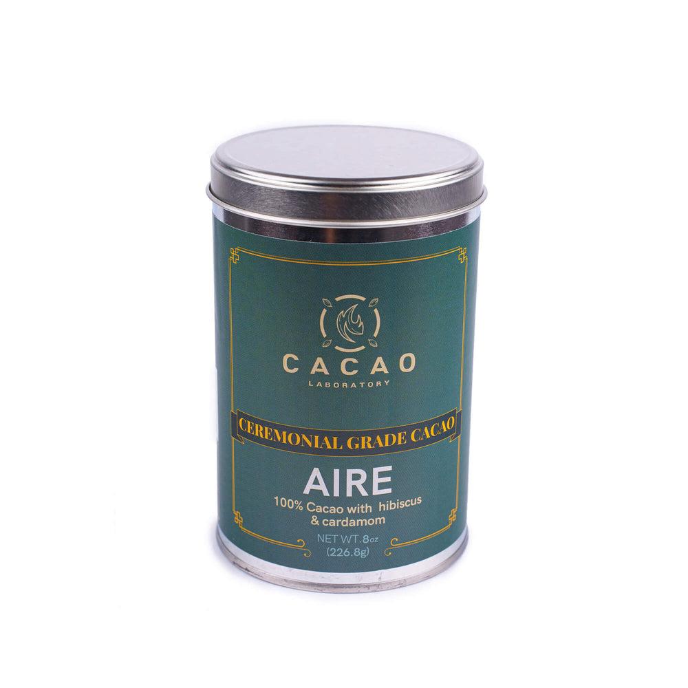 Zeremonieller Kakao - Element Luft: Rufen Sie Ihr Mitgefühl mit Hibiskus und Kardamom (350 g Dose - granuliert)